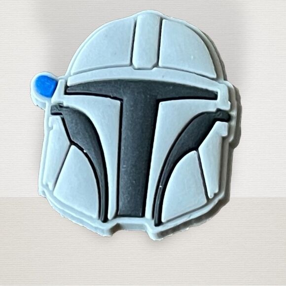 Star Wars Mandalorian Crocs Charm - Mix and match 3 or more for 50% off - Picture 1 of 2